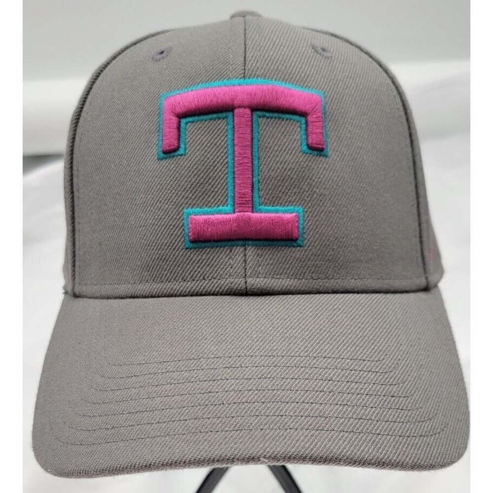 47 Brand‎ Texas Rangers MVP One Size Gray,Teal And Magenta Side Patch Snapback